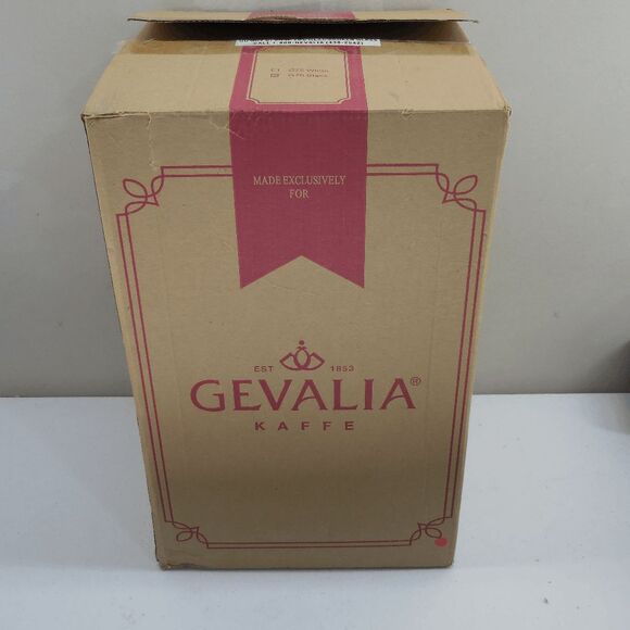 NEW Gevalia Kaffe 12 cup Automatic Coffee Maker CM500 Black Stainless G70 NIB - Picture 2 of 7